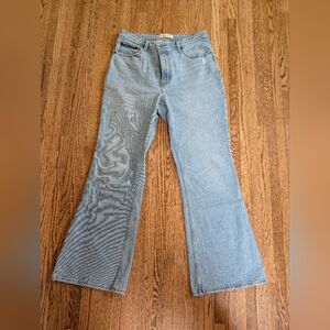 Abercrombie & Fitch Light Blue Vintage Flare High Rise Jeans Size 31 Size 12R